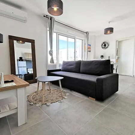 Les Voiles Blanches - 2 Pieces 4 Couchages Port Mae-5854 Apartment Leucate